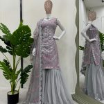 Designer Cocktail Sharara Set