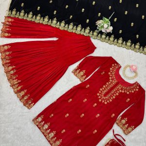 Velvet Sharara Set - Image 26