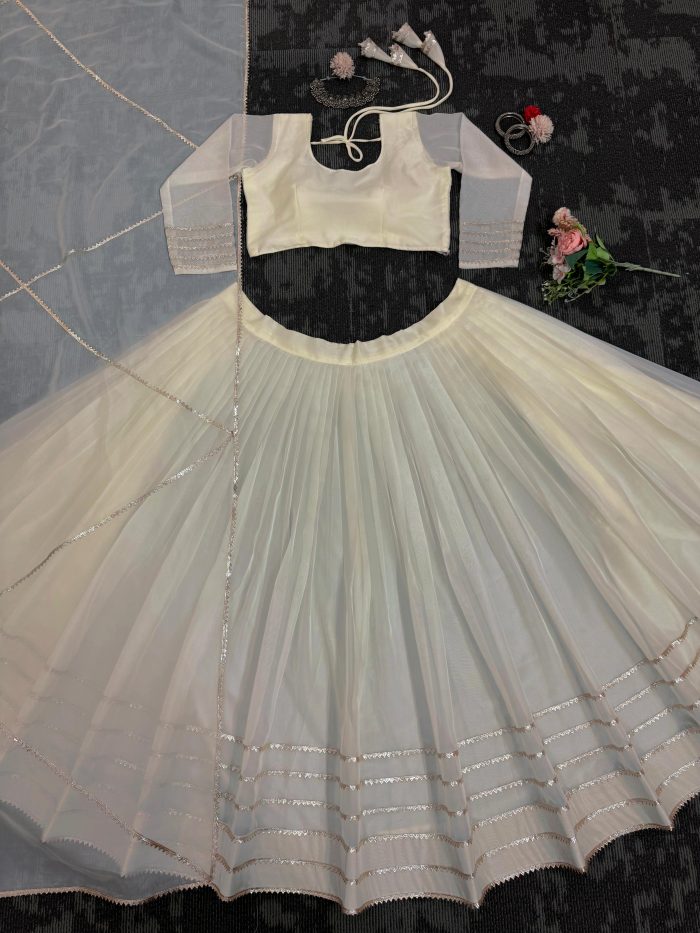 The Ivory Lehenga Set - Image 8