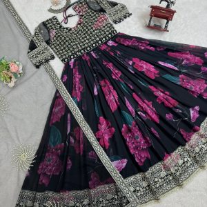 Embroidered Anarkali - Image 4