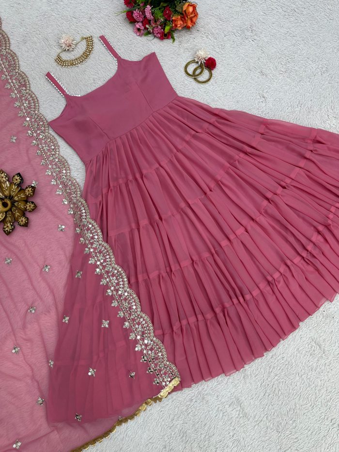 Multi Tier Anarkali - Image 7