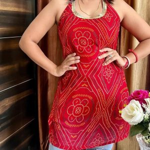 Halter Neck Short Kurta - Image 6