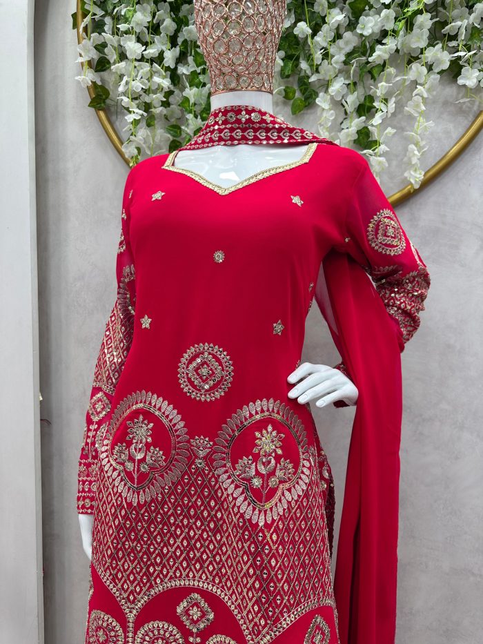 Hot Pink Gharara Set - Image 7