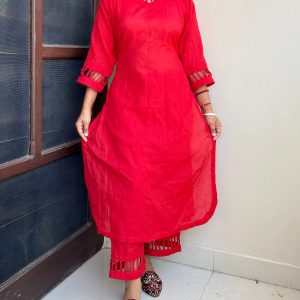 Stripes Style Kurta Set - Image 3