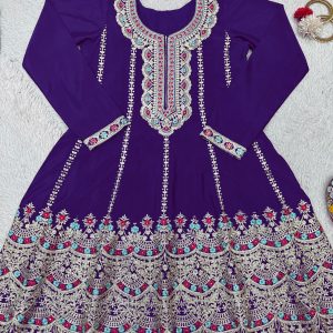 Designer Embroidered Sharara Set - Image 13