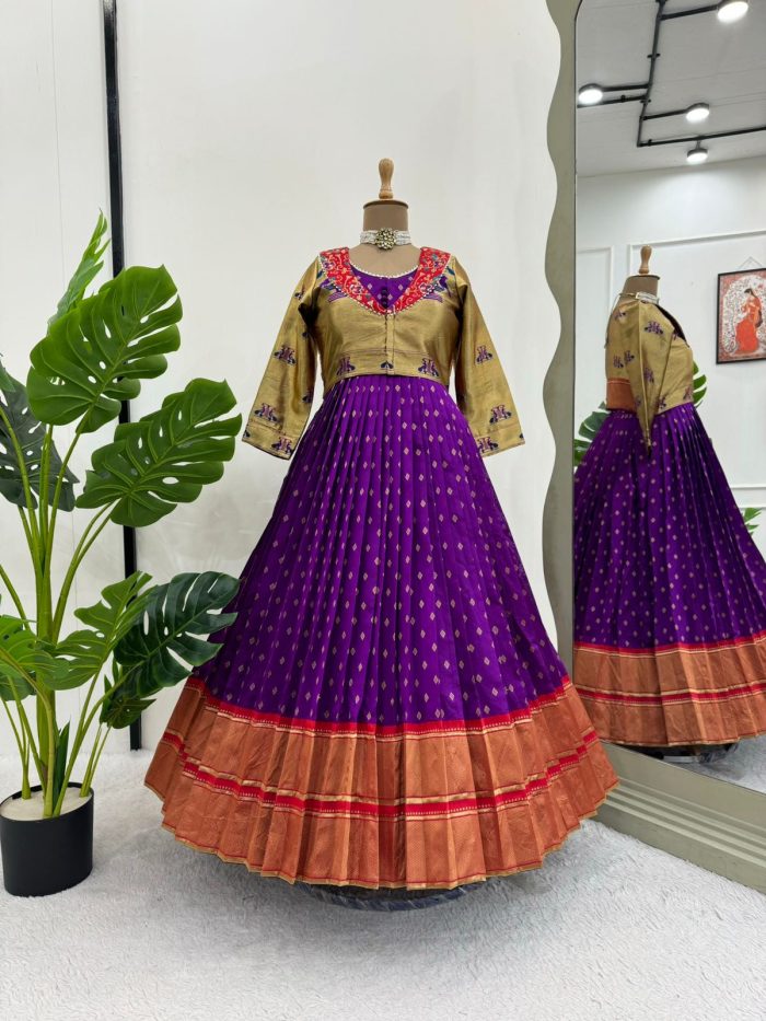 Anarkali Gown with Koti - Image 2