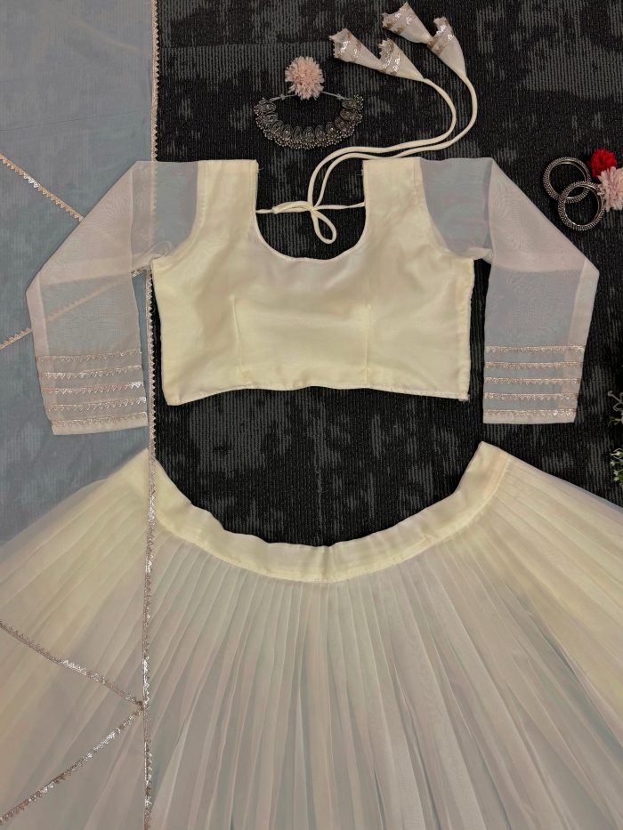 The Ivory Lehenga Set - Image 9