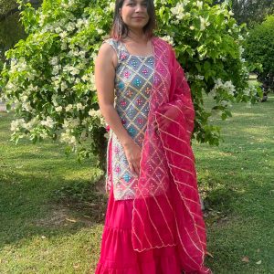 Pretty in Pink Sharara Set - Image 4