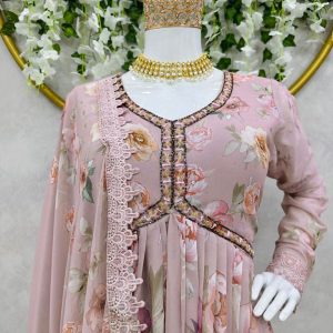Floral Anarkali Set - Image 4