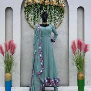 Basic Anarkali with Lace Work - Image 15