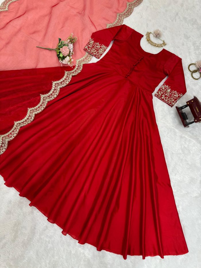 Karwachauth Special Anarkali Set - Image 5