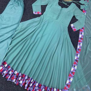 Basic Anarkali with Lace Work - Image 13