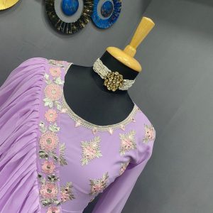 Anarkali with 3 way Dupatta - Image 3