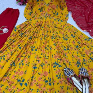 Floral Anarkali Set - Image 2
