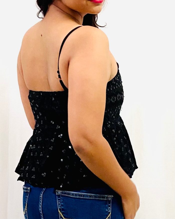 Padded Chikankari Top - Image 2