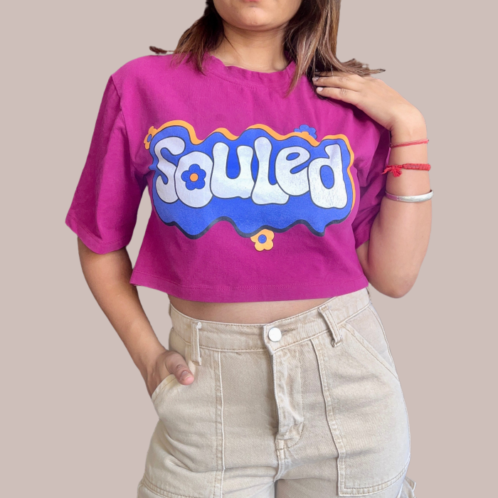 Printed Crop Top - Image 2