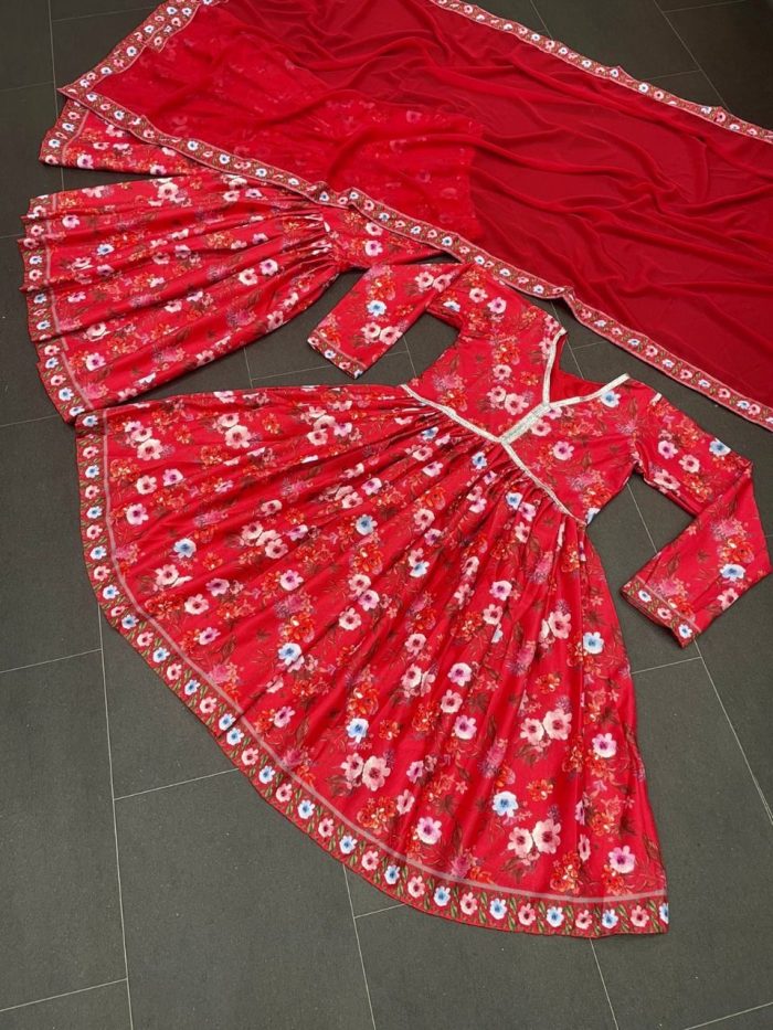 Alia Bhatt Inspired Kurta Sharara Set - Image 7