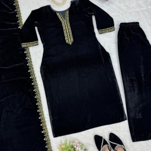 Black Velvet Suit - Image 5