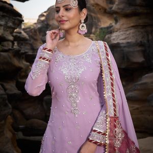 Heavy Thread Work Sharara Set - Image 10
