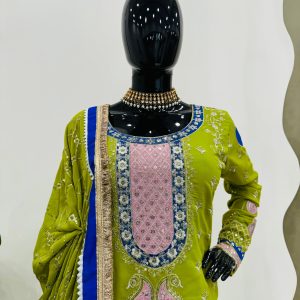Parrot Green Sharara Set - Image 4