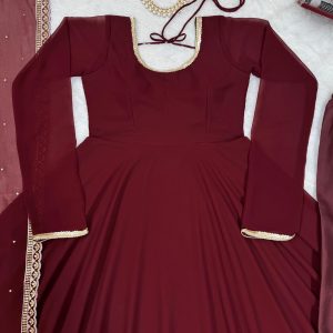 Sequins Work Anarkali Set - Image 7