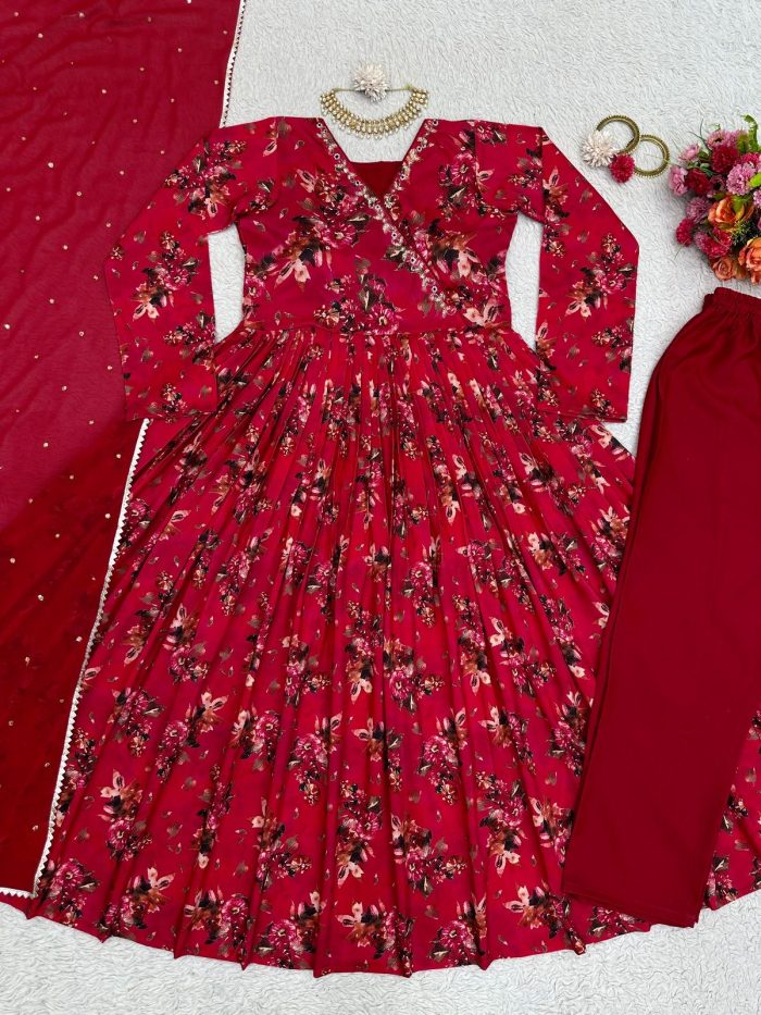 Karwachauth Special Anarkali Set - Image 5