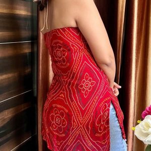 Halter Neck Short Kurta - Image 5