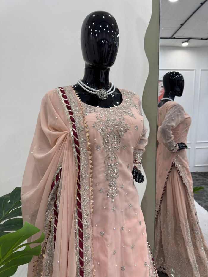 Designer Sharara Set - Image 5
