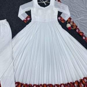 Basic Anarkali with Lace Work - Image 8