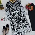 Chainstitch Work Kurta Set