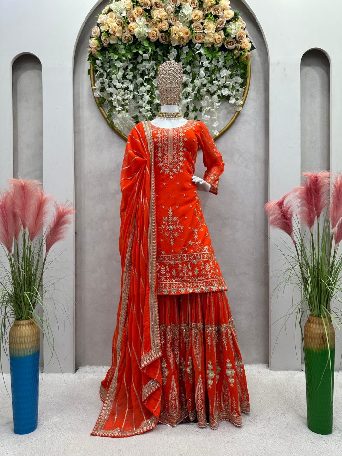 Designer Sharara Set