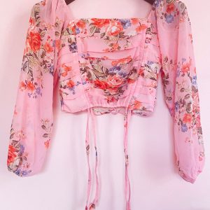 Floral Crop Top - Image 4