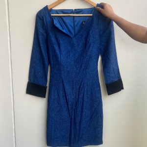 Denim Blue Bodycon Dress - Image 6