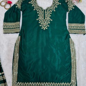 Embroidered Sharara Set - Image 7