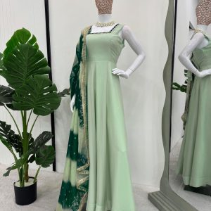 Mehendi Special Anarkali Suit - Image 2