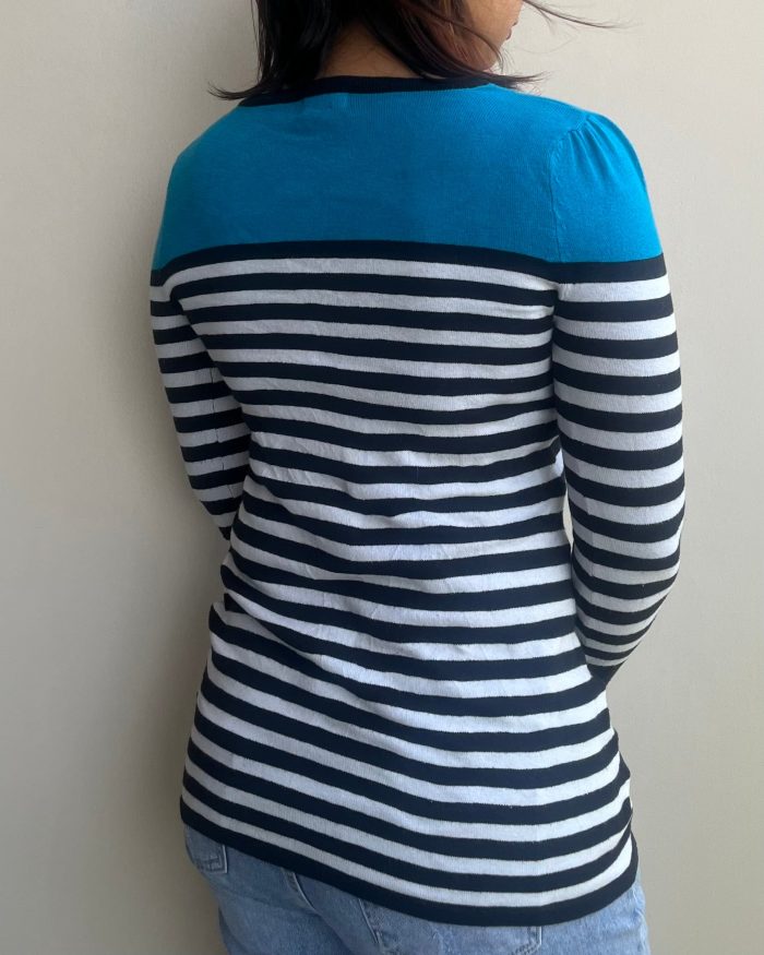 Cerulean Patterned Dress - Image 3