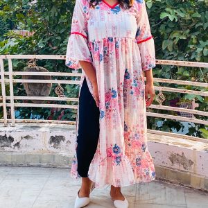 One Side Slit Chic Kurti