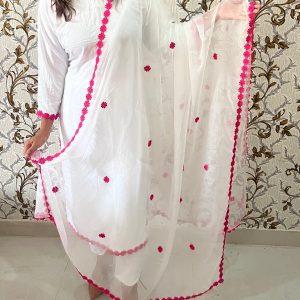 Signature Kurta Set with Dupatta - Image 3