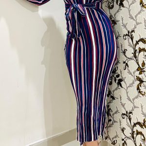 Pleated Illusion Dress - Image 3