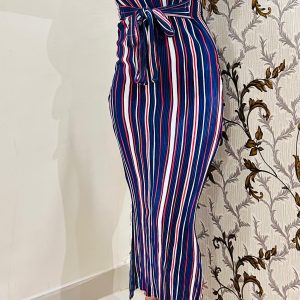 Pleated Illusion Dress - Image 2