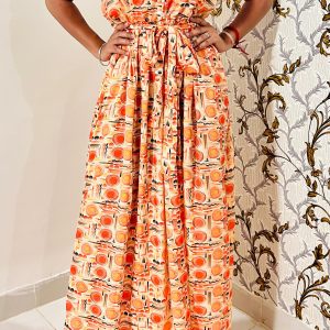 Printed Maxi Dress - Image 6