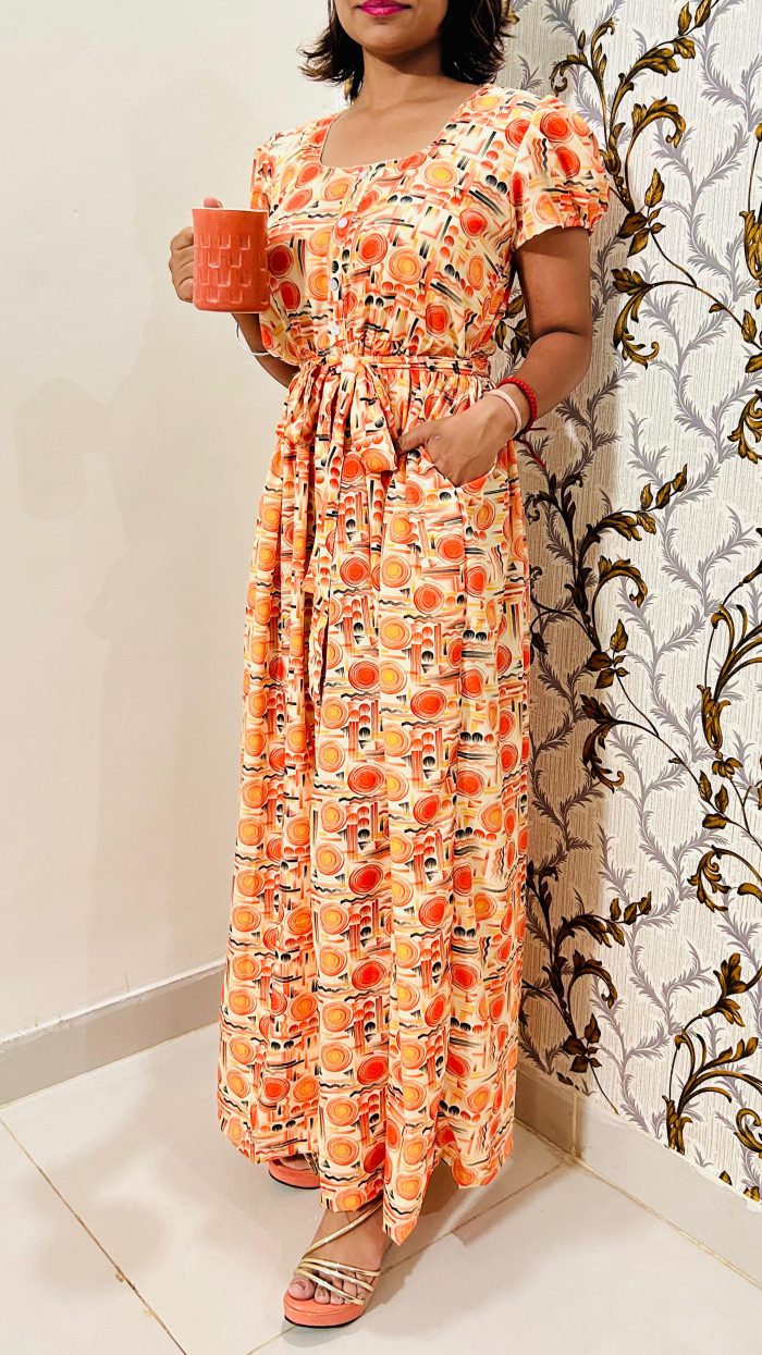 Printed Maxi Dress - Image 2