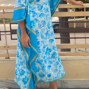 Kaftan from Dupatta (Fabric sent by client) - Image 4
