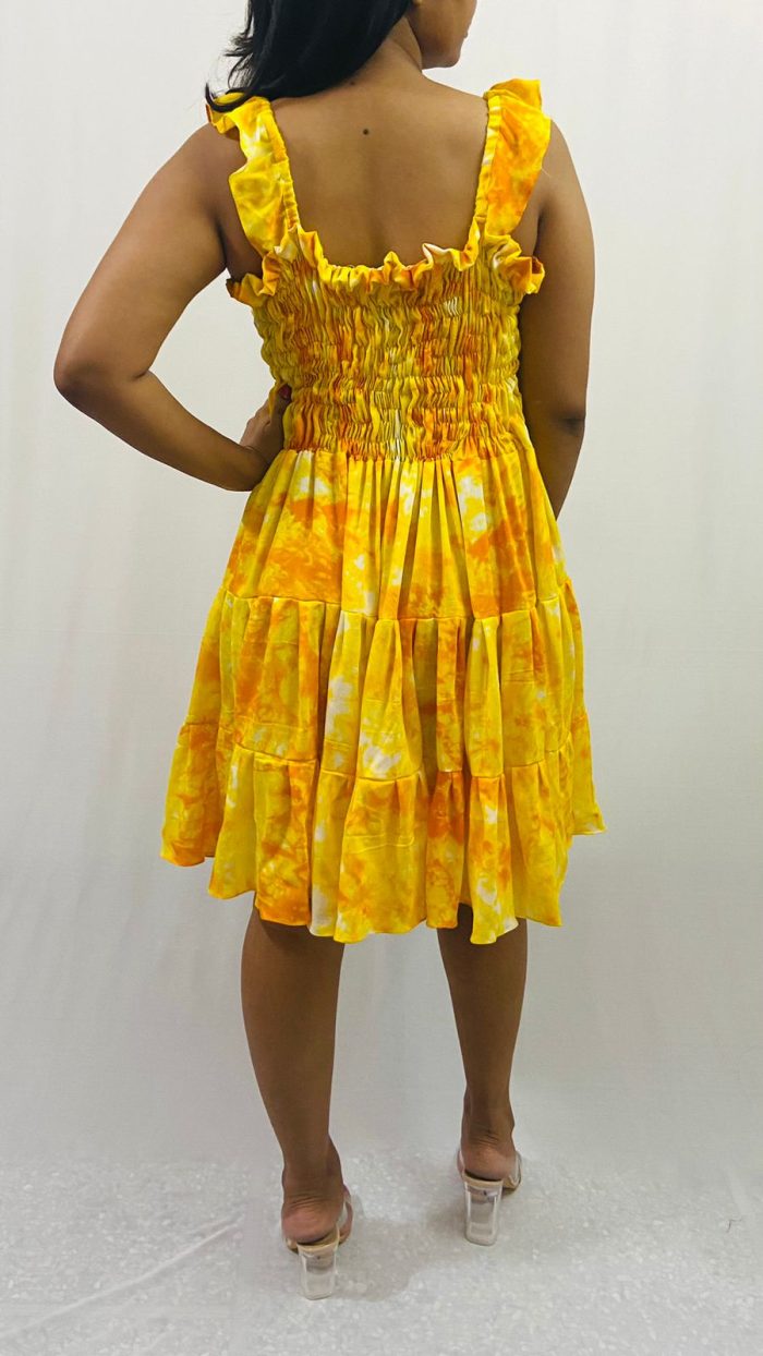 Tie and Dye Multi Tiered Dress - Image 10