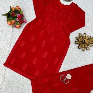 Chikankari Kurta Set - Image 15