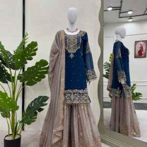 Designer Sharara Set - Image 63