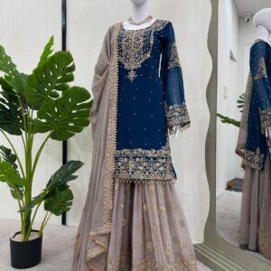 Designer Sharara Set - Image 62