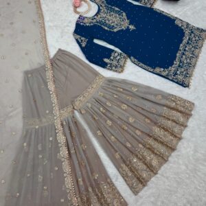 Designer Sharara Set - Image 64