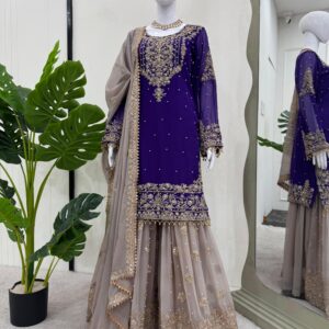 Designer Sharara Set - Image 68