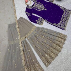 Designer Sharara Set - Image 66